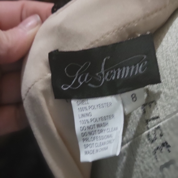 Absolutely gorgeous Victorian gothic style black lace high low prom dress. - Picture 6 of 6